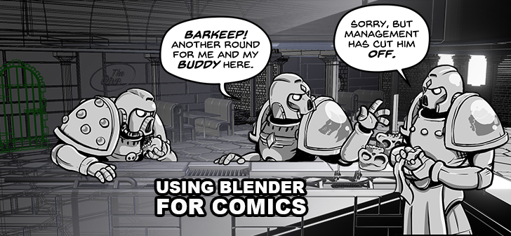 Using Blender for Webcomics