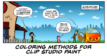 Coloring methods for Clip Studio Paint